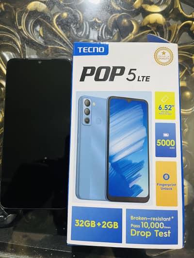 Tecno Pop 5 LTE 32GB / 2GB RAM PTA Approved – Excellent Condition