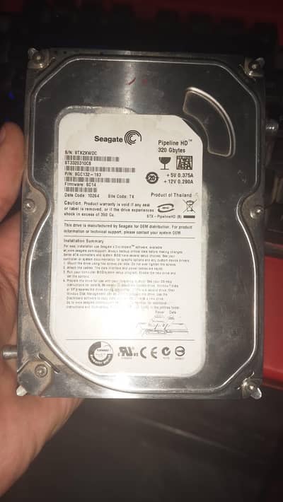 Seagate 320 GB Hard Drive