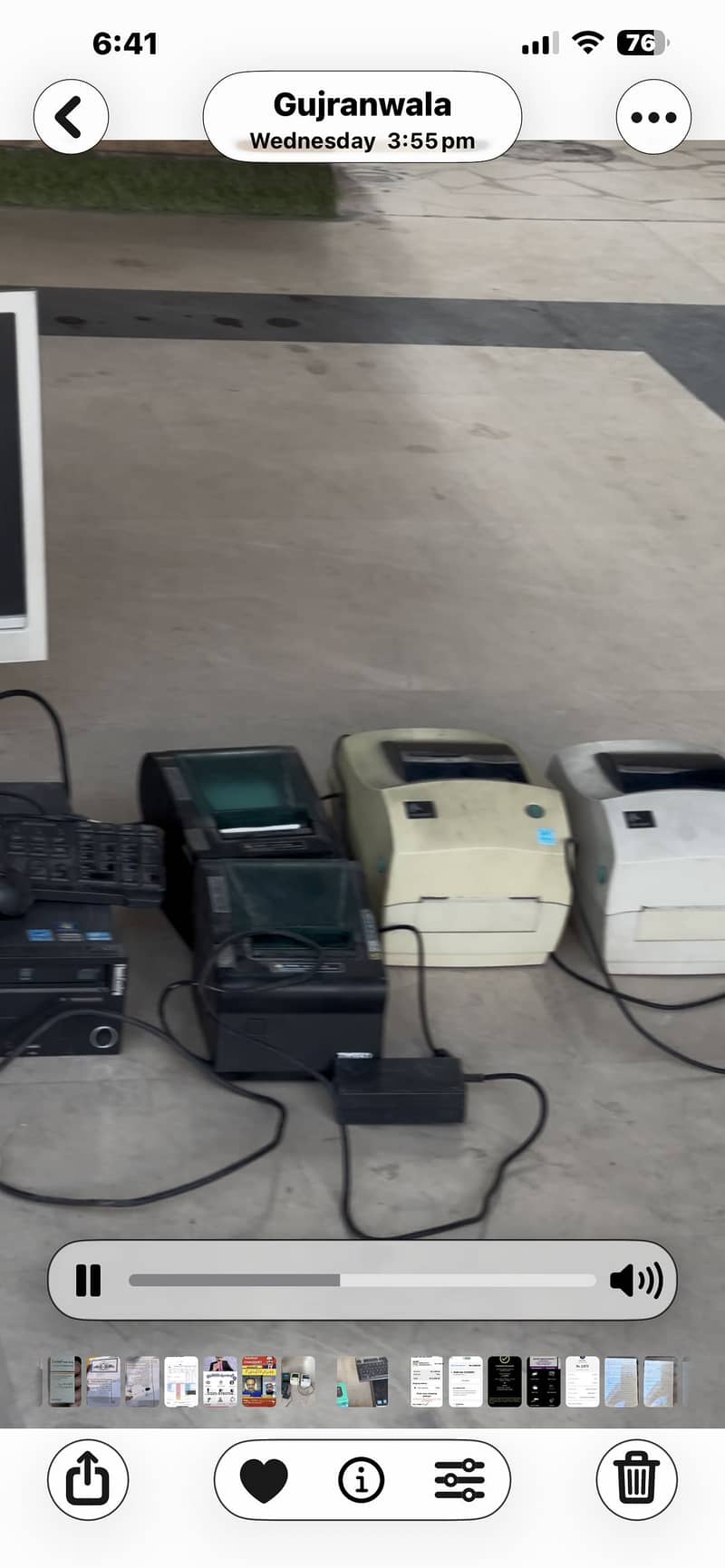 Printer for invoice and barcode 1