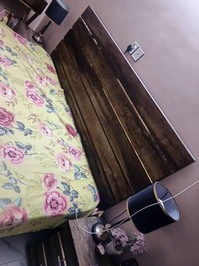 Double Bed with side tables