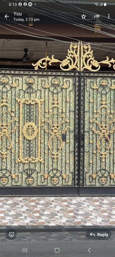 Metal Steel Gate/Grill/Realings/Roof top Design
