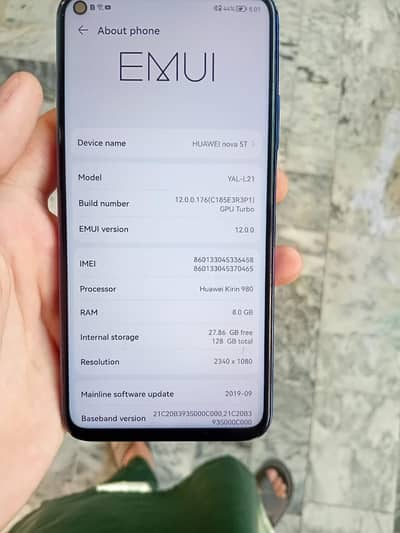 HUAWEI NOVA 5T FOR SALE GAMING DEVICE