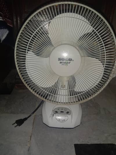 sogo brand with  out battery fan perfect condition