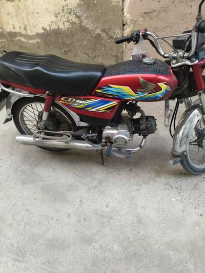 Honda CD 70 All Ok 63000 KM Drive One Hand Use