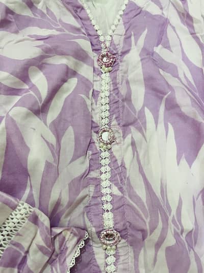 Lavender Saya kurti