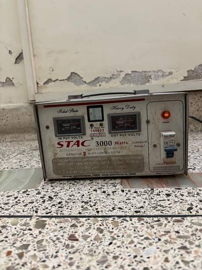 Stac 3000 Watts Stabilizer