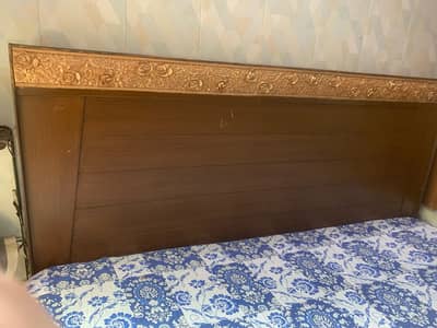 Used Double bed with side tables