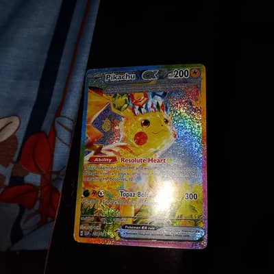 New pikacu ex more rare then Arceus any version and Charizard