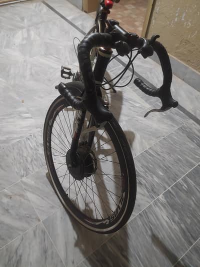 Electric Bicycle converted racing model