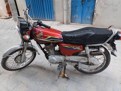 honda cg 125 all punjab num 2017 model