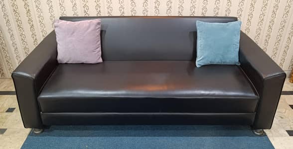 Recliner Sofa with Leathrite Poshish