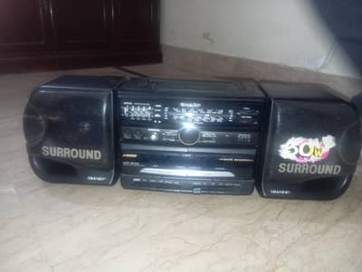 Original Sharp Vintage Stereo Component System WF-970Z
