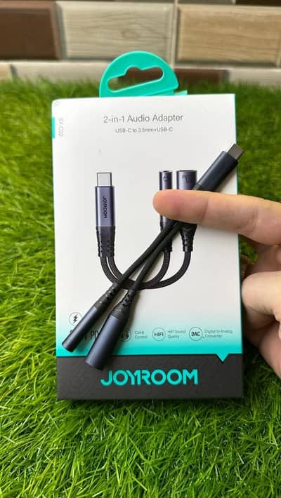 Joy-room splitter original box pack type C to C and 3.5mm