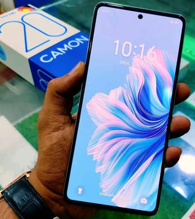 Tecno Camon 20 16Gb Ram 256 GB memory PTA approved. 0328=6102=363