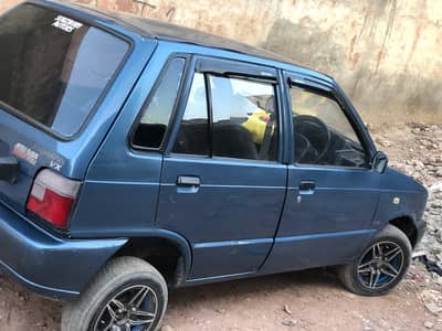 mehran vx blue color alloy wheel