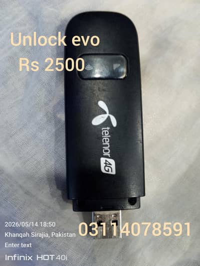 Telonor Evo 4g unlock
