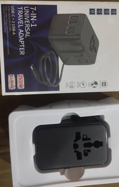 70w PD Adapter 7 in 1 Universal Travel Adapter