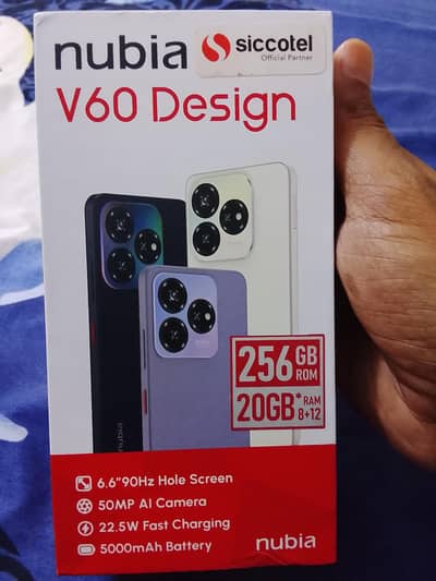 ZTE Nubia V60 8+12=20 Gb Ram 256 Gb Rom