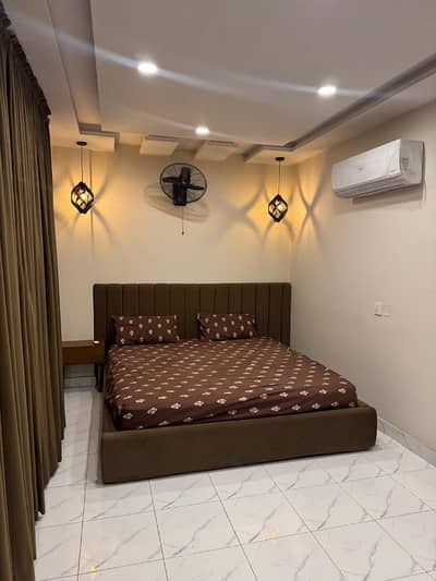 One Bed Fully Furnished Flats available for Rent in Bahria town Lahore.