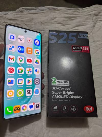 itel S25 ultra with Box Charger