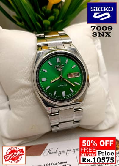 Seiko 5 Citizen Orient Automatic Pre-Owned watch Japan 03161737353