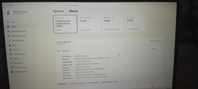 Dell latutude 5400, 16gb ddr4 _ 512gb ssd