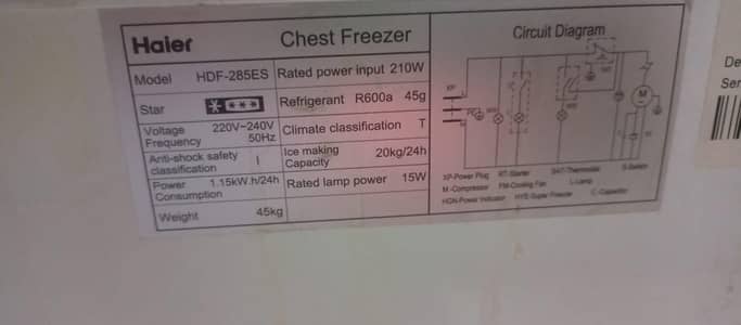 ​Deep Freezer for Sale - Excellent Cooling Condition