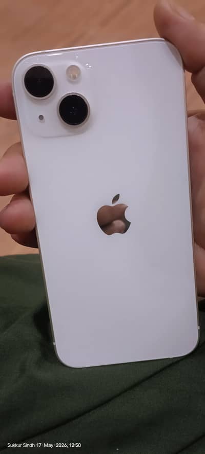 I phone 13 pta approved 128gb white color