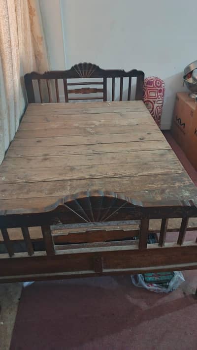 خالص لکڑی کی مسہری برائے فروخت | Pure Wooden Masehri Bed