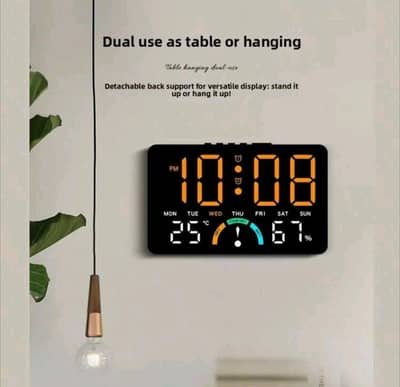 Digital Clock 1pc Compact Palm-Sized