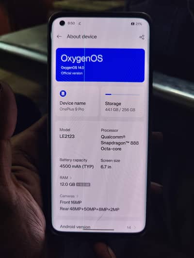 OnePlus 9 pro pta approved