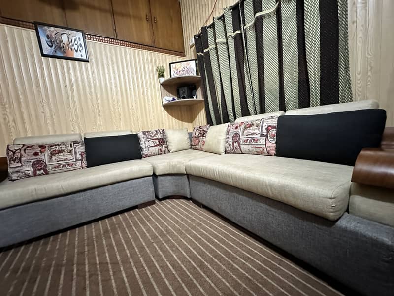 L shape sofa 2