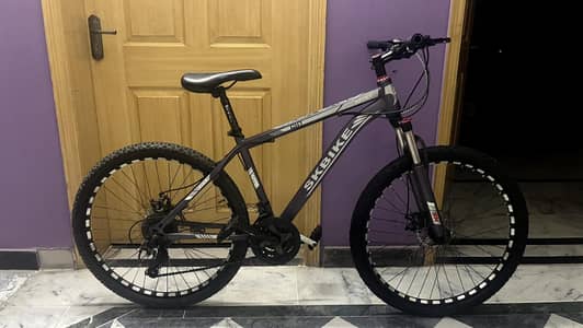 7 gear on back and 3 gears on frunt  purple colour