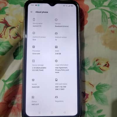 realme C12 mobile phone 