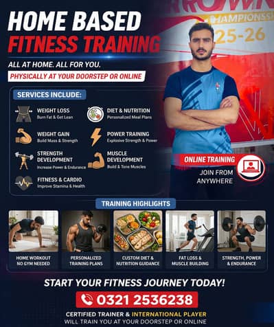 Online fitness training 0321/2536/238