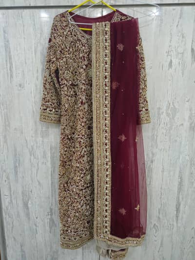 Bridal Waleema/Baraat Full Dress Set
