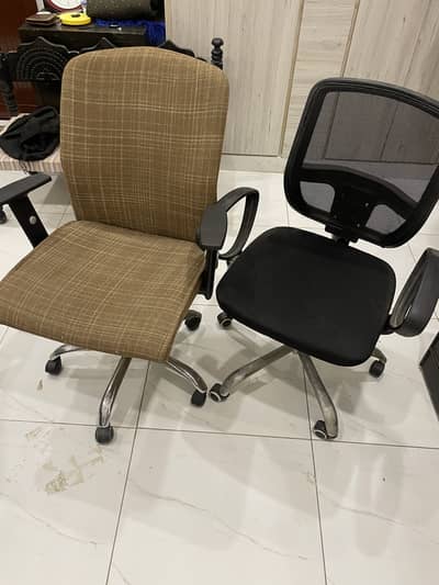 Two computer chairs available for sale
