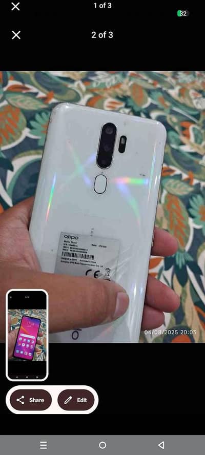 oppo a5 2020 good condition  03244157846