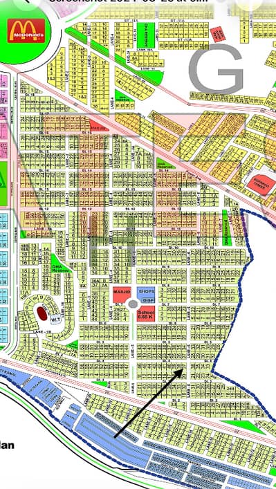 500 sq yds level corner plot sector H DHA Phase 2 Islamabad for sale