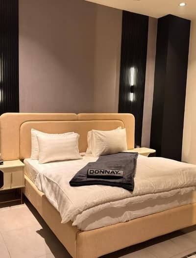 Daily and weekly basis two bedroom fully furnished luxury apartments available for rent Gulberg greens Islamabad