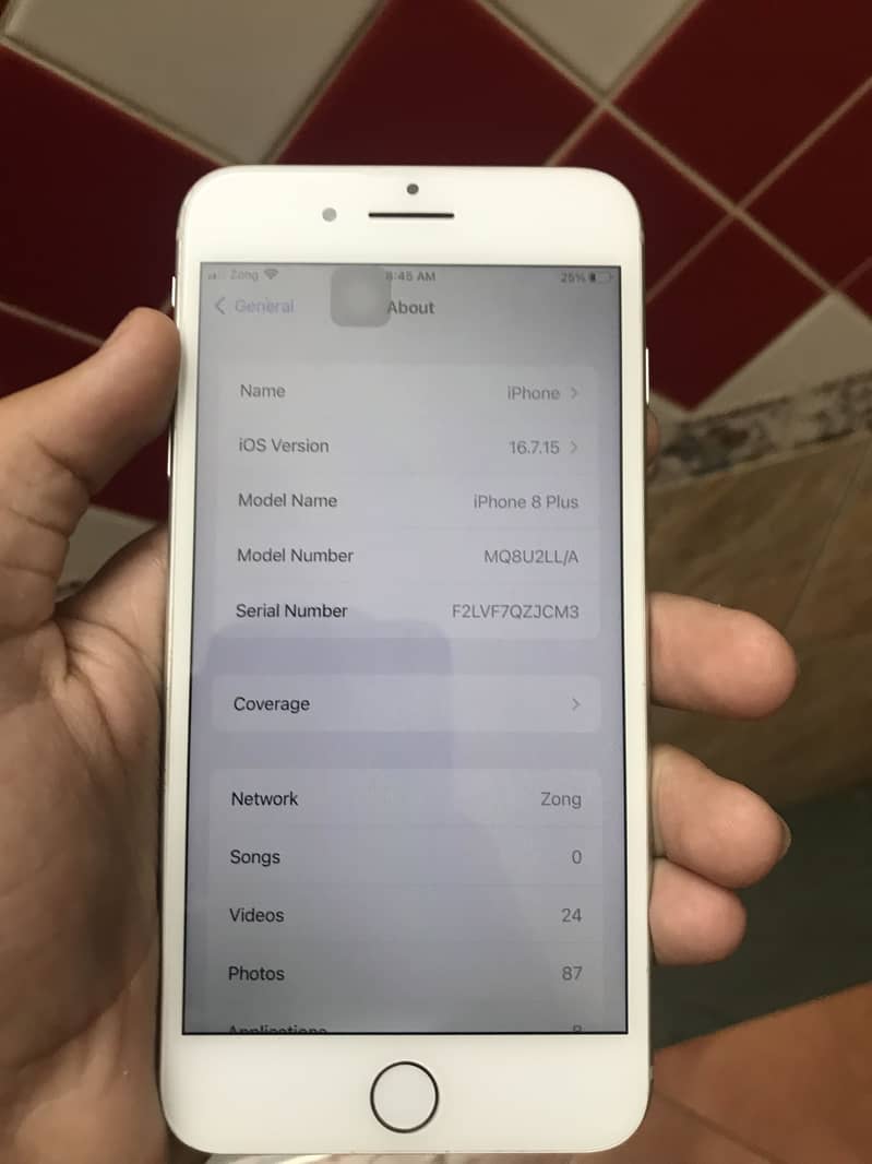 iPhone 8plus PTA prof 5