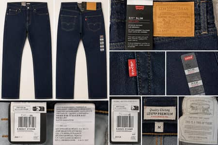 Levi's Slim Stretch Jeans - Orignal Premium Denim -All Sizes Available