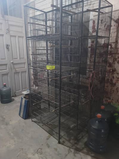 spot welding iron cages / pinjray for sale 3 cabinets 4 portion each