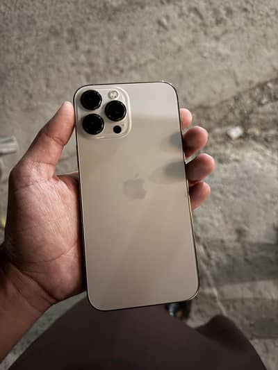 Iphone 13 pro max  dual approved physical + e sim  golden colour