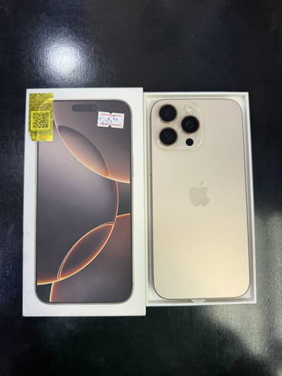 iPhone 16 Pro Max Pta Approved Brand new