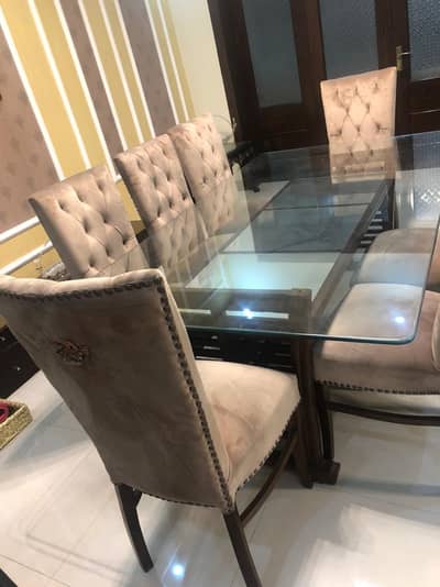 Dinning Table & 8 x Chairs