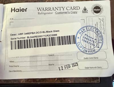 Haier HRF 316/L