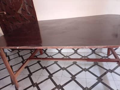 Buffet table