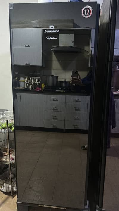 Dawlance vertical glass door freezer