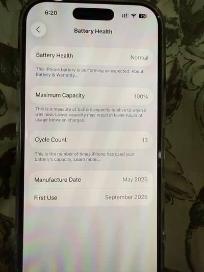 Apple iPhone 16 Pro | 256GB | PTA | 100% Battery| BOX | 5 Mn Warranty